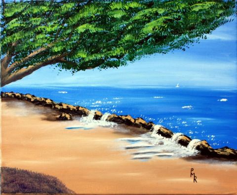 Sur la plage abandonnée ...